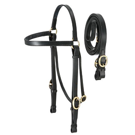 Leather Barcoo Bridle With Reins